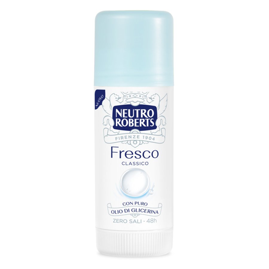 Neutro Roberts Deodorante Fresco Azzurro Stick, 40 ml