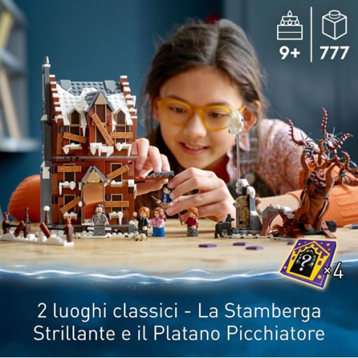 LEGO 76407 Stamberga Strillante – Set Costruzione Harry Potter con Minifigure Esclusive
