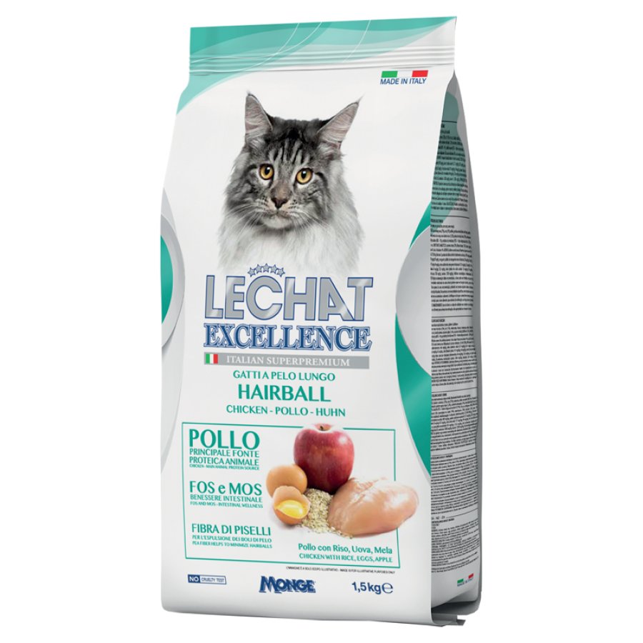 LECHAT GATTO EXCELLENCE HAIRBALL POLLO 1,5KG