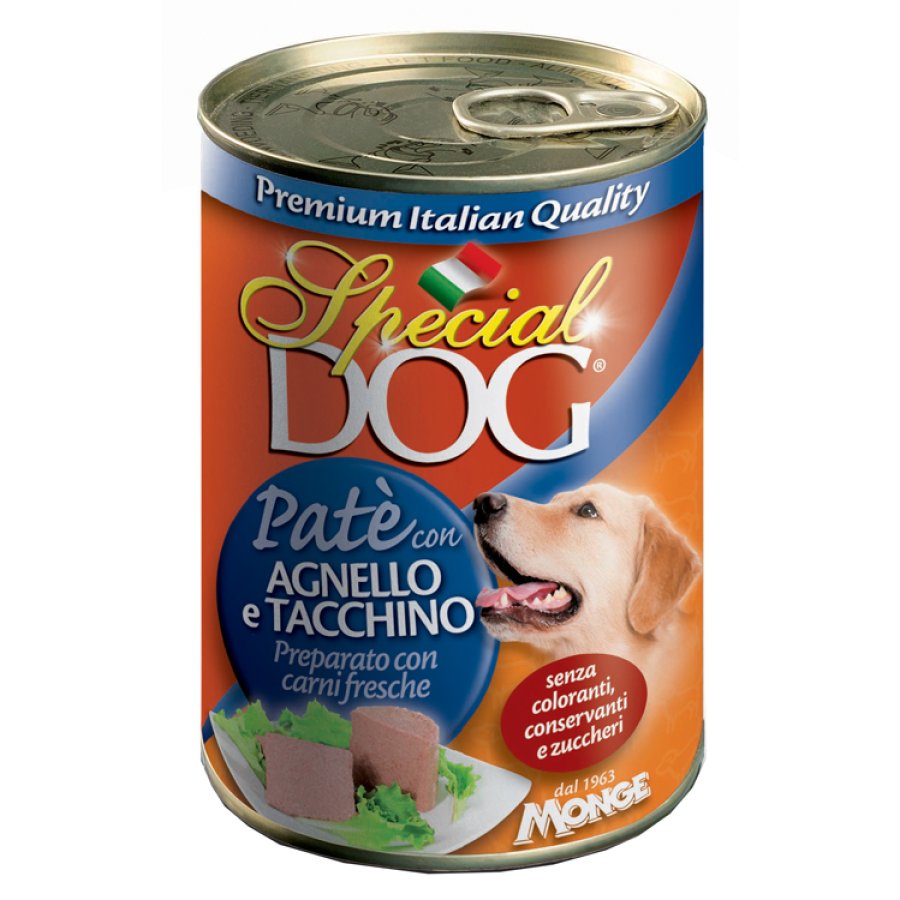 SPECIAL DOG CANE PATE' AGNELLO TACCHINO 400GR (lattina)