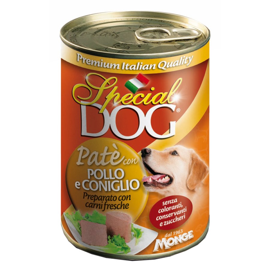SPECIAL DOG CANE PATE' POLLO CONIGLIO 400GR (lattina)