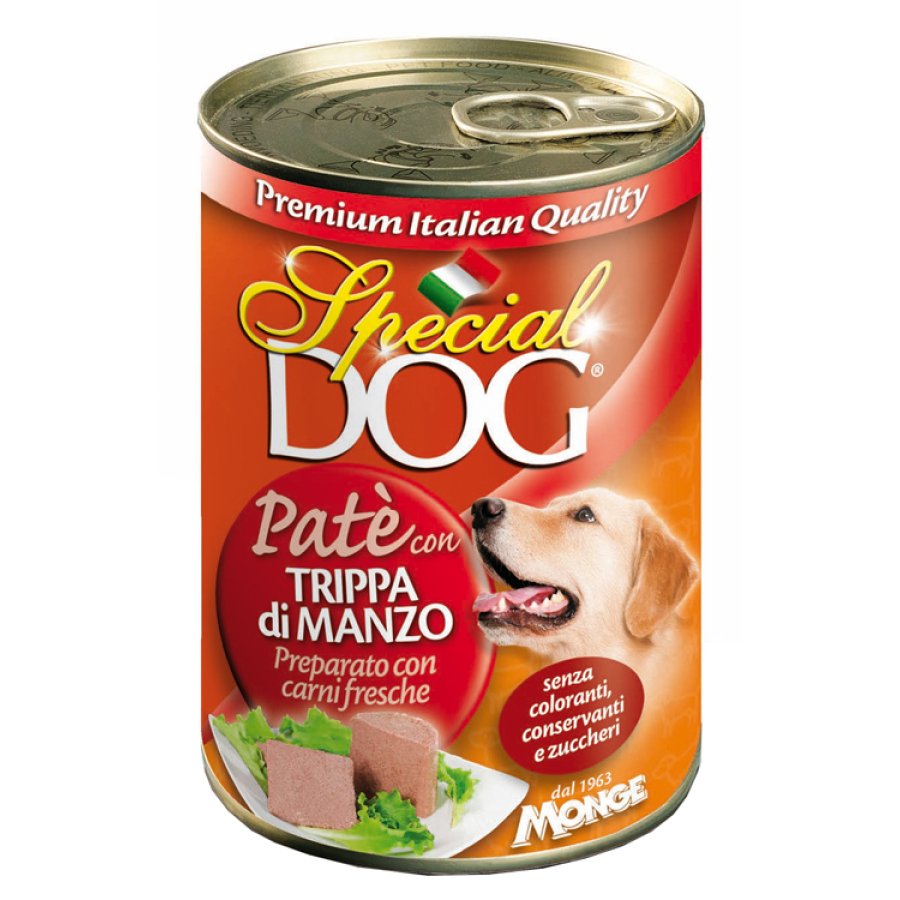 SPECIAL DOG CANE PATE' TRIPPA MANZO 400GR (lattina)