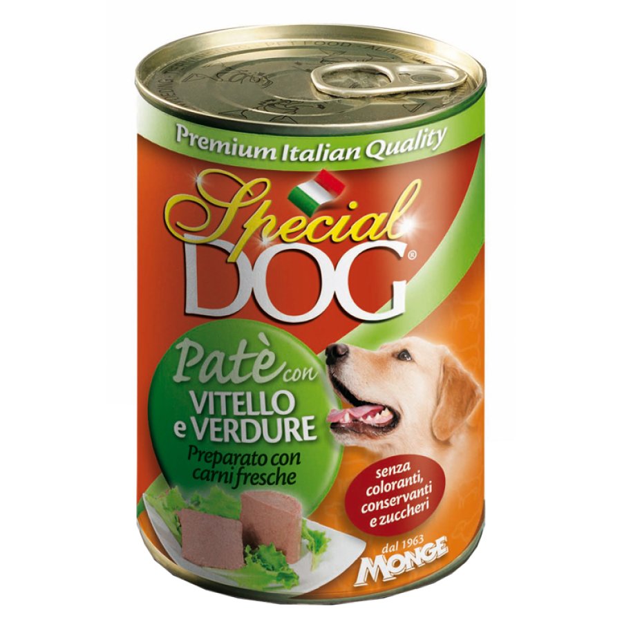 SPECIAL DOG CANE PATE' VITELLO VERDURE 400GR (lattina)