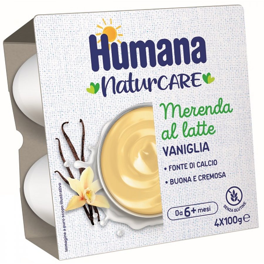 HUMANA Mer.Vaniglia*4x100g