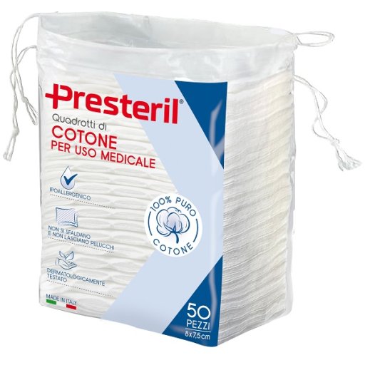Presteril Quadrotti Cot 8x7,5