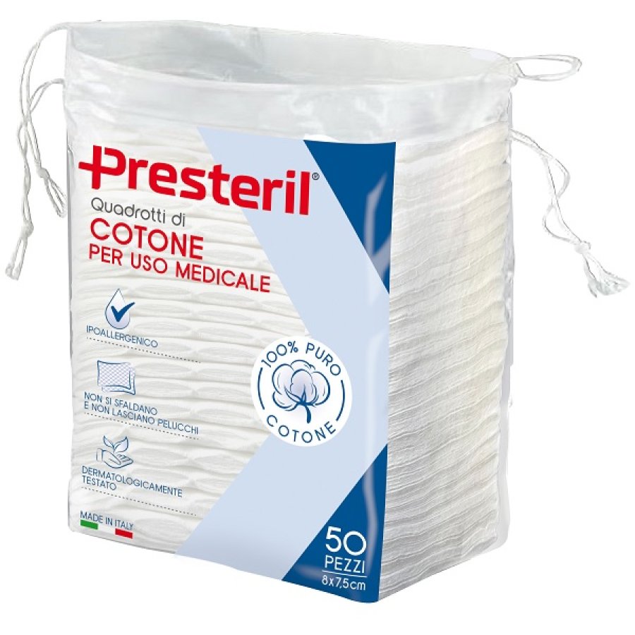 Presteril Quadrotti Cot 8x7,5
