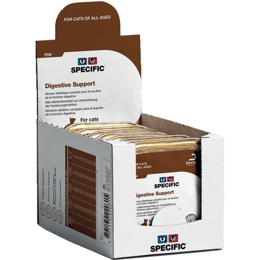 SPECIFIC GATTO FIW DIGESTIVE SUPPORT 100GR (vaschetta) - DECHRA