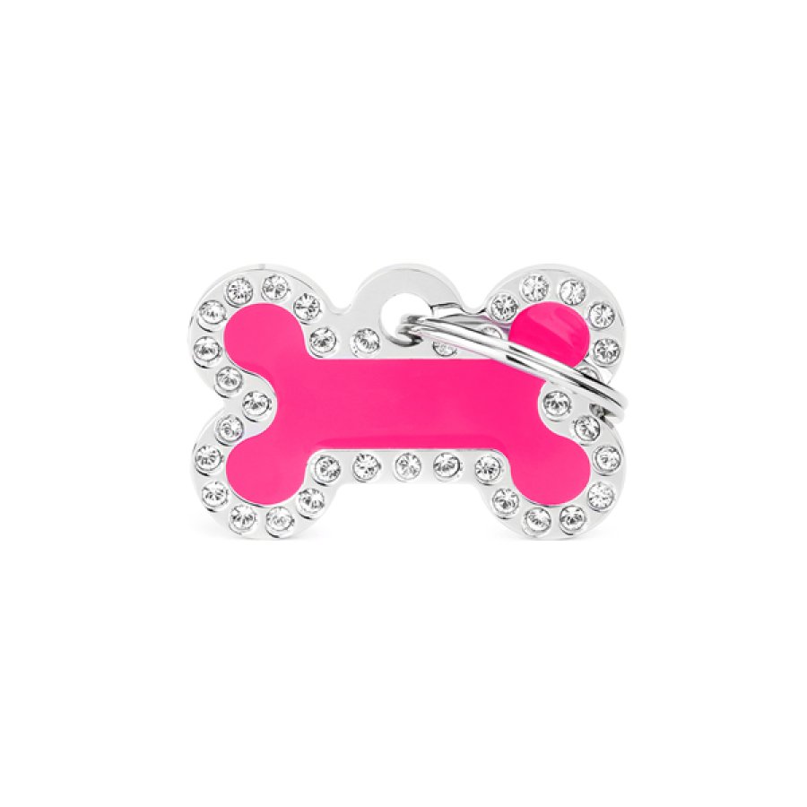MY FAMILY MEDAGLIETTA OSSO (S) FUCSIA STRASS (REF. BH06GM)