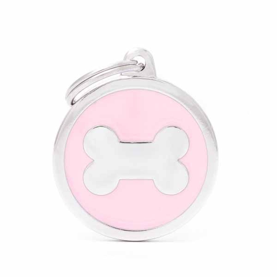 MY FAMILY MEDAGLIETTA CERCHIO (L) ROSA OSSO (REF. CH17PINKBONE)