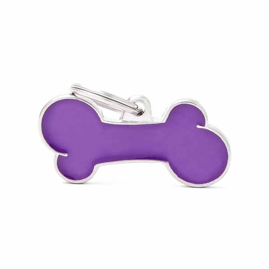 MY FAMILY MEDAGLIETTA OSSO (L) VIOLA (REF. MF42BIGPURPLE)