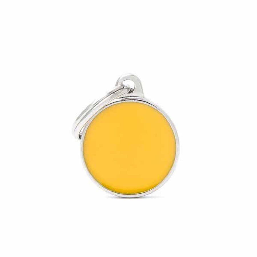 MY FAMILY MEDAGLIETTA CERCHIO (S) GIALLO (REF. BH27)