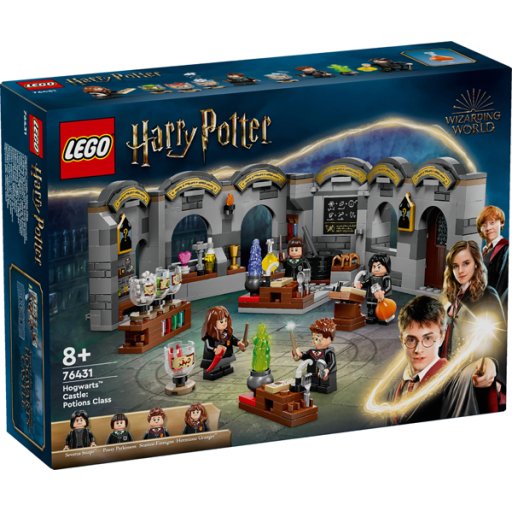 LEGO 76431 Harry Potter Lezione di Pozioni - Set con Minifigure e Sala delle Pozioni