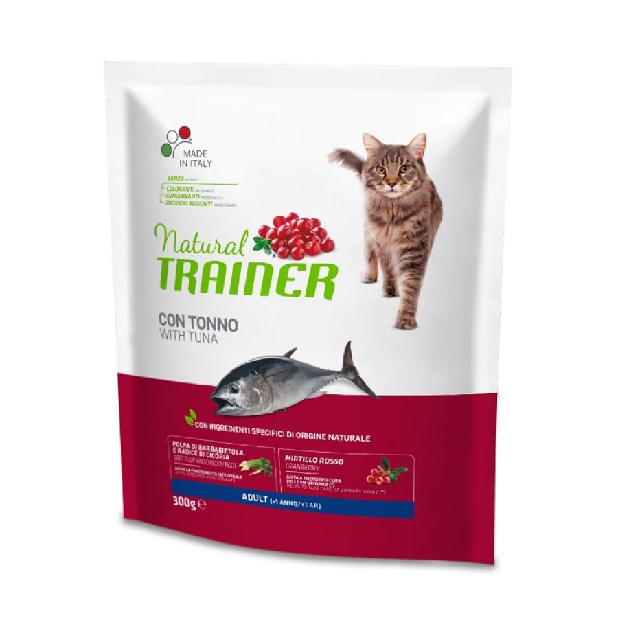 TRAINER NATURAL GATTO ADULT TONNO 300GR