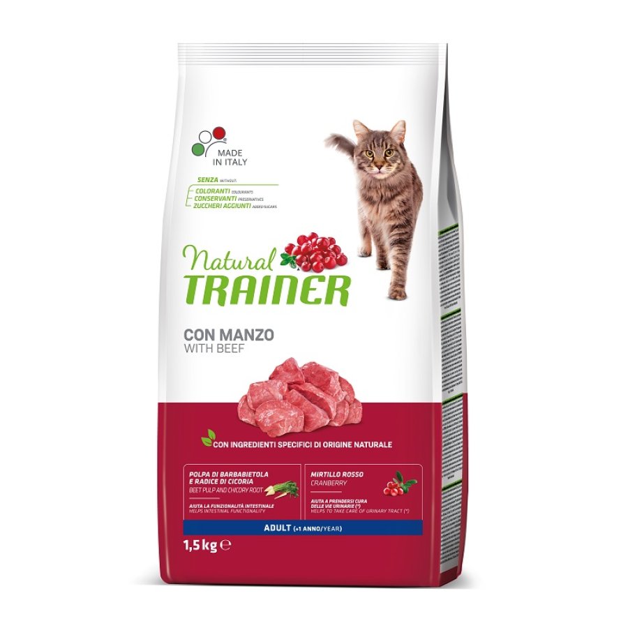 TRAINER NATURAL GATTO ADULT MANZO 1,5KG