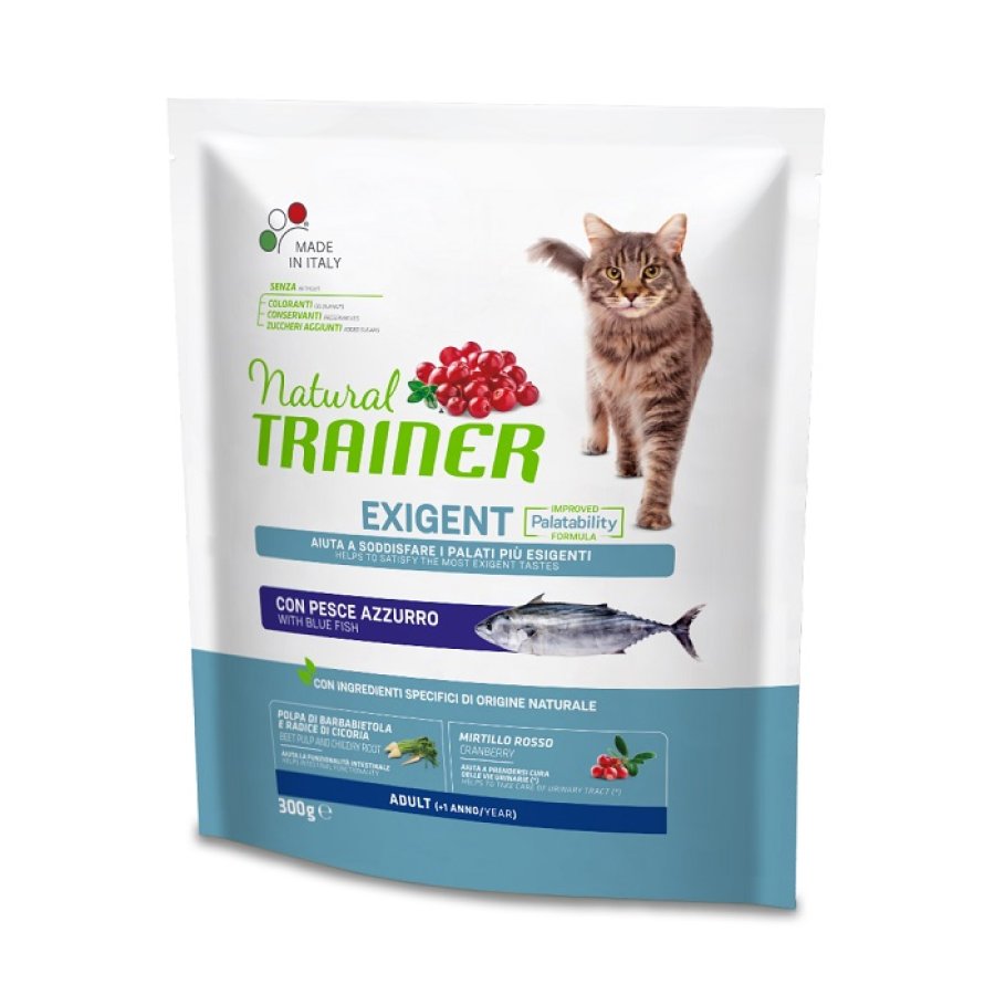 TRAINER NATURAL GATTO APPETITO DIFFICILE STERILIZED ADULT PESCE AZZURRO 300GR