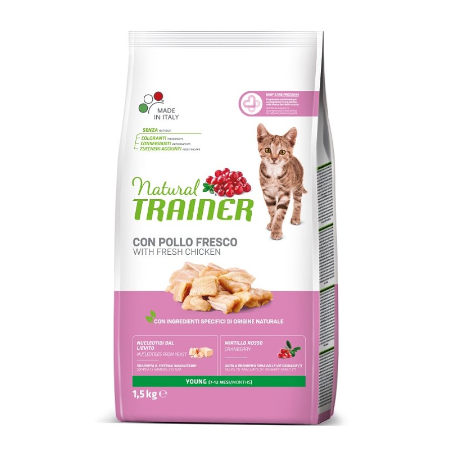 TRAINER NATURAL GATTO YOUNG POLLO 1,5KG