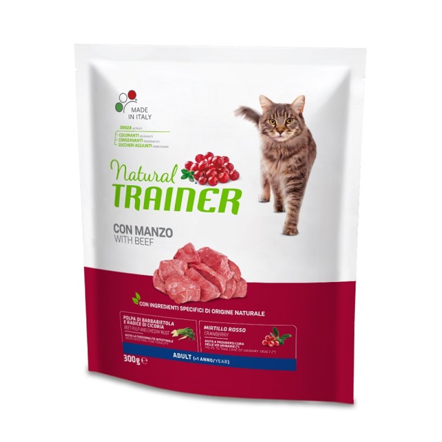 TRAINER NATURAL GATTO ADULT MANZO 300GR