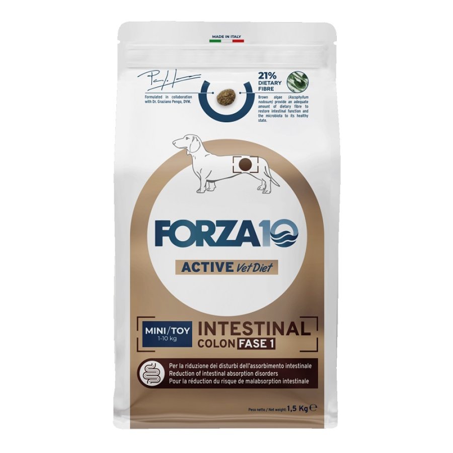 FORZA10 CANE FASE 1 INTESTINAL COLON MINI/TOY PESCE 1,5KG FORZA10 CANE FASE 1 INTESTINAL COLON MINI/TOY PESCE 1,5KG