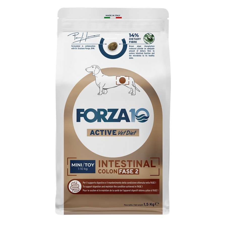 FORZA10 CANE FASE 2 INTESTINAL COLON MINI/TOY PESCE 1,5KG FORZA10 CANE FASE 2 INTESTINAL COLON MINI/TOY PESCE 1,5KG