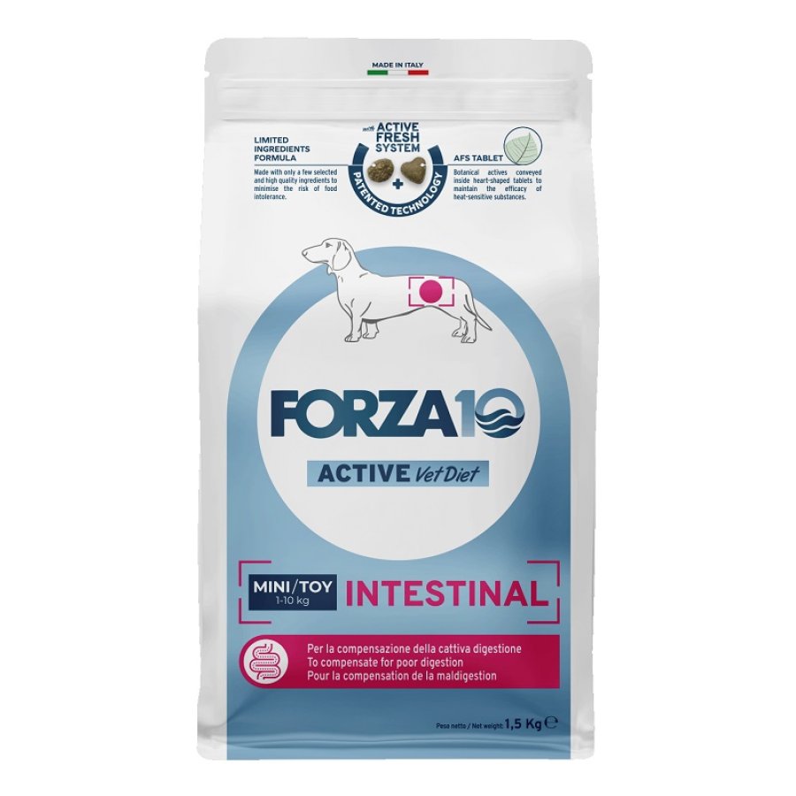 FORZA10 CANE ACTIVE INTESTINAL MINI/TOY PESCE 1,5KG FORZA10 CANE ACTIVE INTESTINAL MINI/TOY PESCE 1,5KG