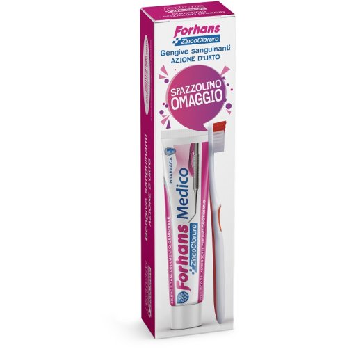 Forhans Dentifricio Senza Fluoro  75ml  + Spazzolino