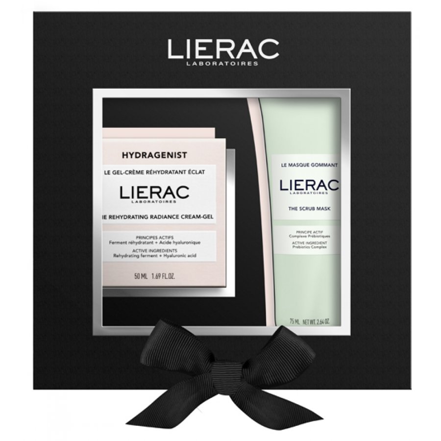 Lierac Hydragenist Cofanetto Gel Crema 50ml + Maschera Esfoliante 75ml