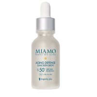Miamo Aging Defense Sunscreen Drops SPF50+ – Siero Solare Anti-Aging ad Ampio Spettro 30ml