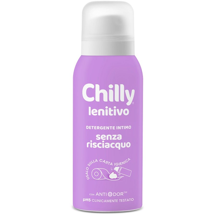 Chilly Detergente Intimo Senza Risciacquo Lenitivo, 100 ml Chilly Detergente Intimo Senza Risciacquo Lenitivo, 100 ml