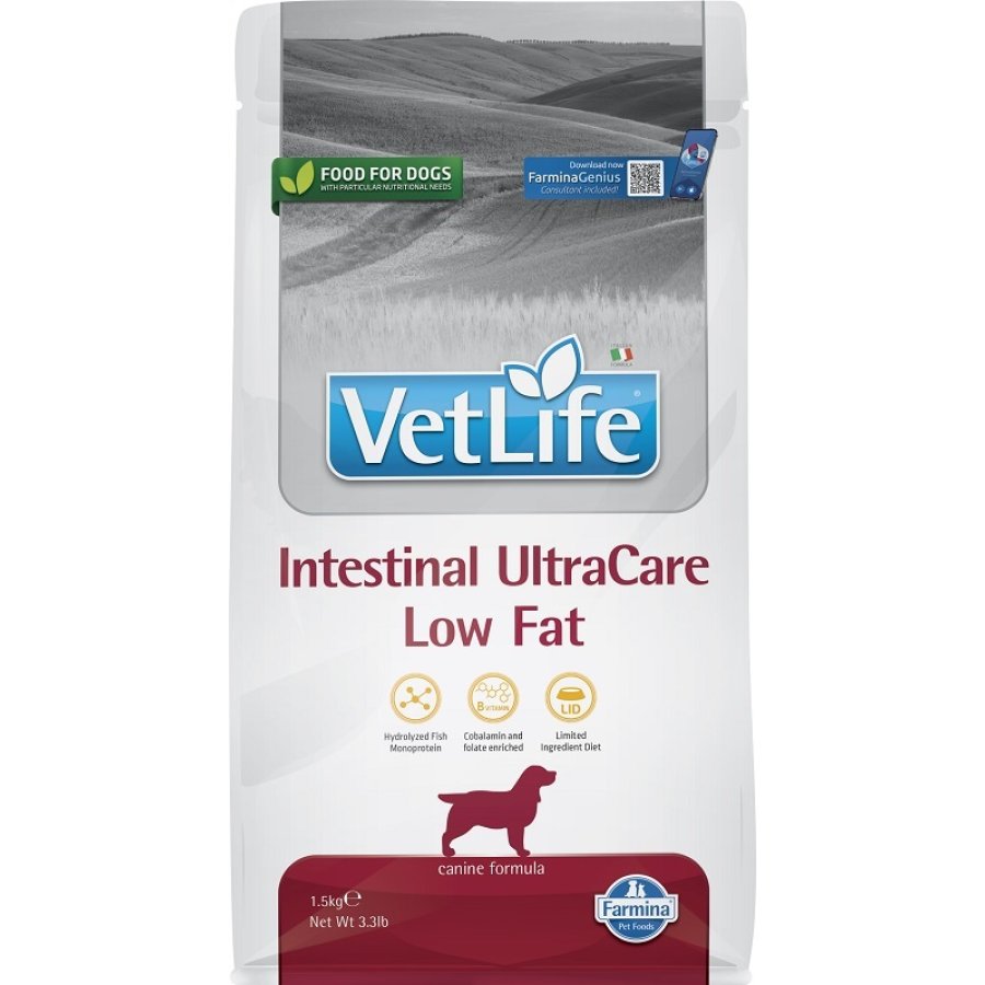 FARMINA VET LIFE CANE INTESTINAL ULTRACARE LOW FAT 1,5KG