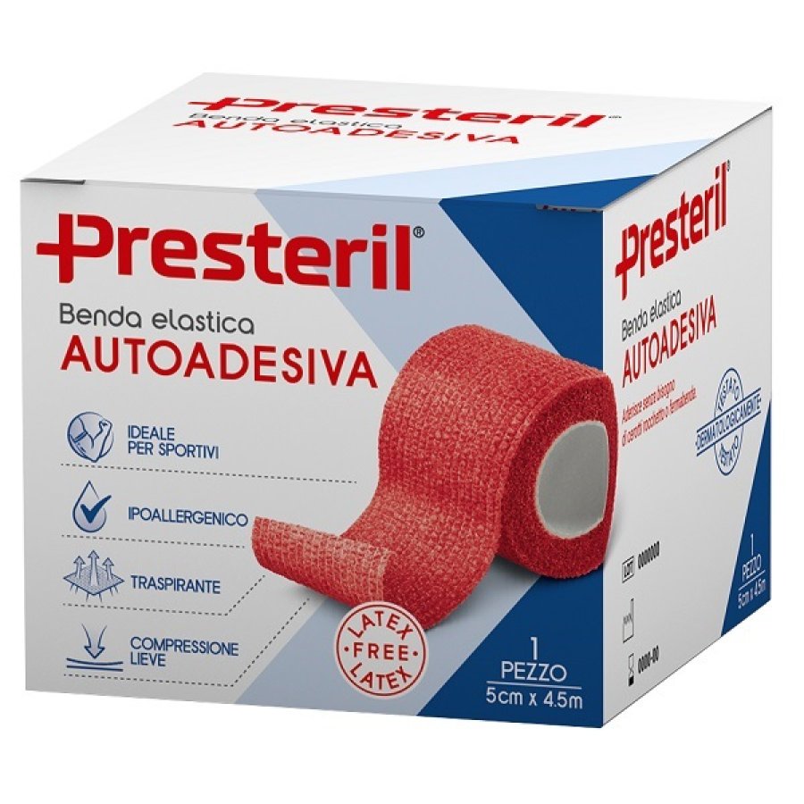 Presteril Benda El 5x450 Rosso Presteril Benda El 5x450 Rosso