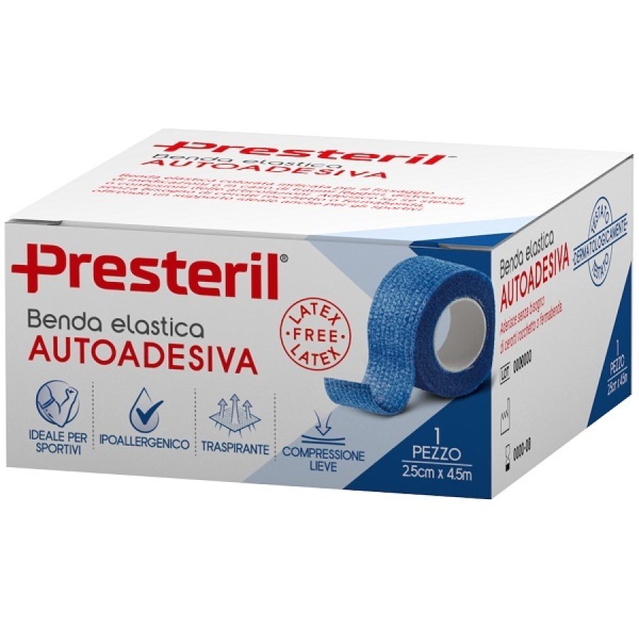 Presteril Benda El 2,5x450 Blu Presteril Benda El 2,5x450 Blu