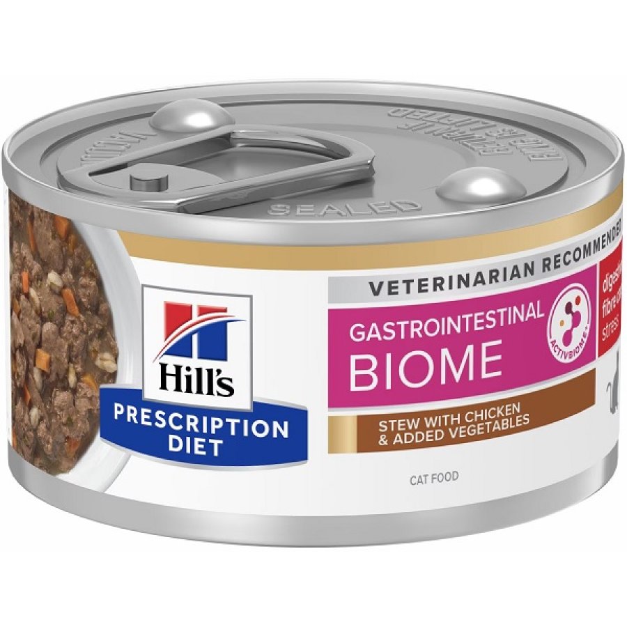 HILL'S GATTO GASTROINTESTINAL BIOME STEW POLLO E VERDURE DIGESTIVE /FIBRE CARE STRESS 82GR HILL'S GATTO GASTROINTESTINAL BIOME STEW POLLO E VERDURE DIGESTIVE /FIBRE CARE STRESS 82GR