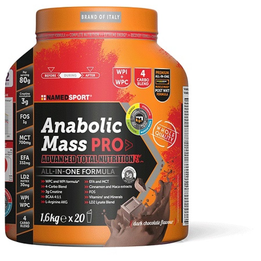 ANABOLIC MASS PRO DARK CHOC 1600G
