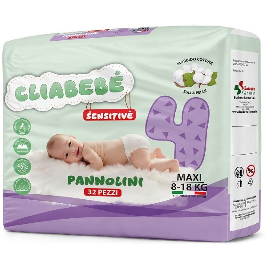 Cliabebe' Pannolini 4 32pz