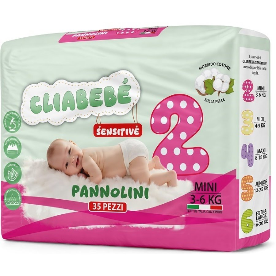 Cliabebè Pannolini Taglia 2, 35 Pezzi