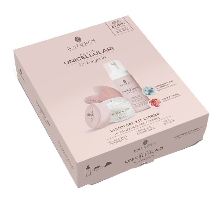 Nature's ForLongevity Kit Giorno Mousse detergente 150 ml + crema 50 ml Nature's ForLongevity Kit Giorno Mousse detergente 150 ml + crema 50 ml