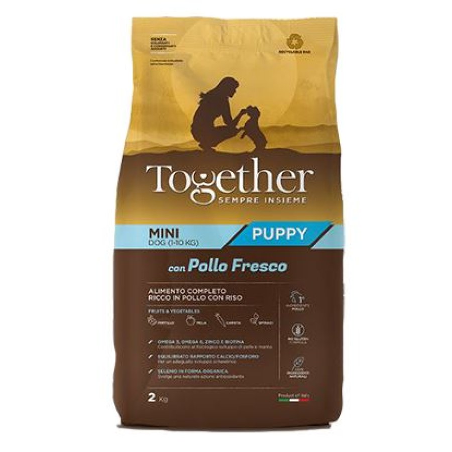 TOGETHER CANE MINI PUPPY POLLO RISO 800GR