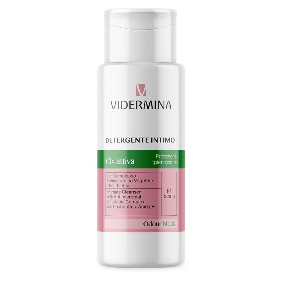 Vidermina clx-attiva Detergente Intimo Igienizzante pH 5.5 300 ml