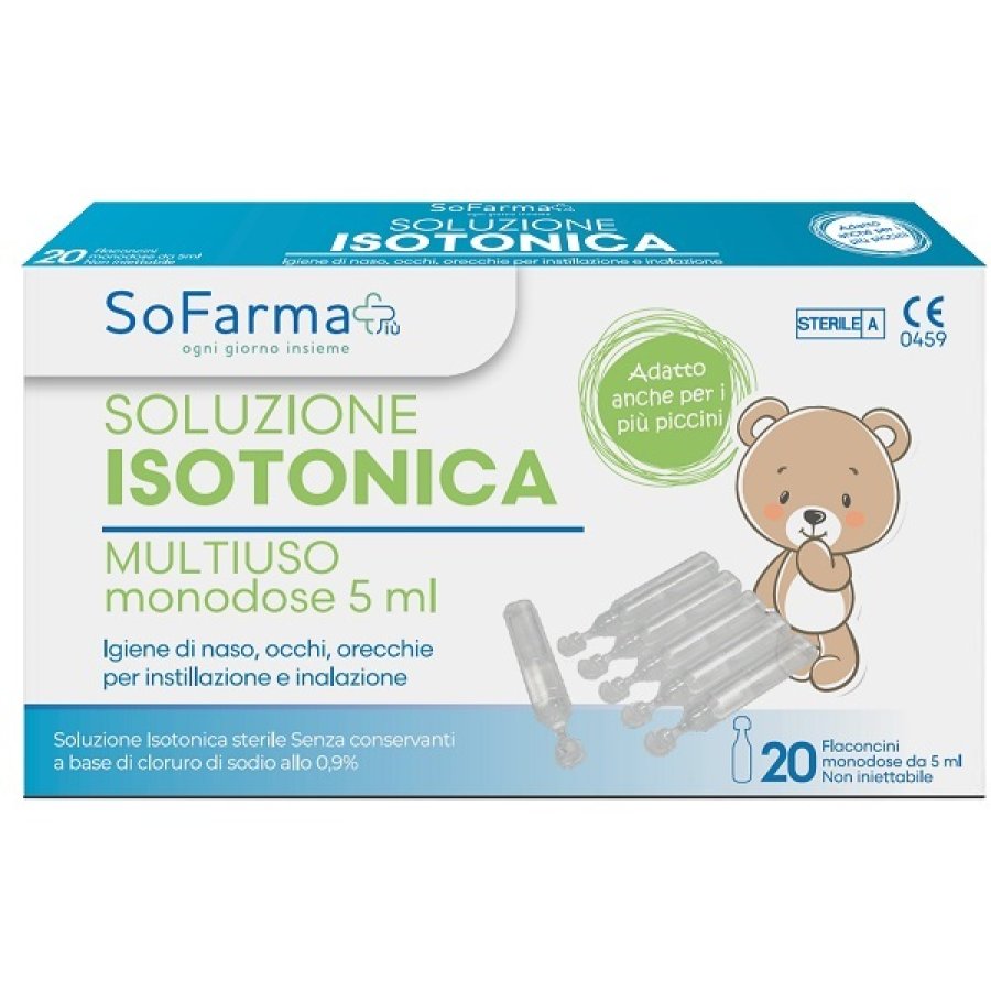 SOLUZ SALINA 0,9% 20FL 5ML SF+ SOLUZ SALINA 0,9% 20FL 5ML SF+