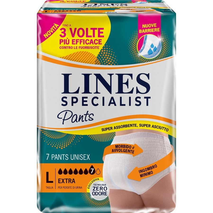 LINES SPECIALIST Pants Unisex Extra, 7 Pezzi