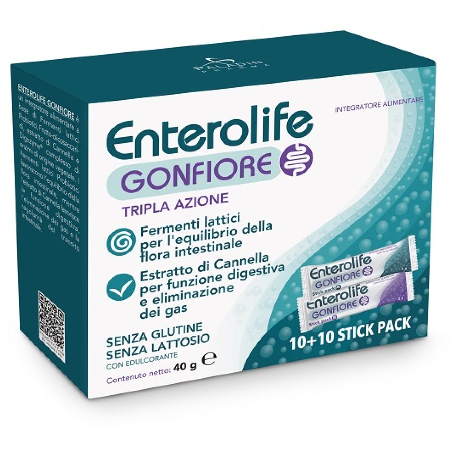 ENTEROLIFE GONFIORE 10+10STICK