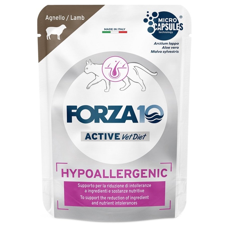 FORZA10 GATTO DIET HYPO ACTIVE AGNELLO PATATE 80GR (bustina)