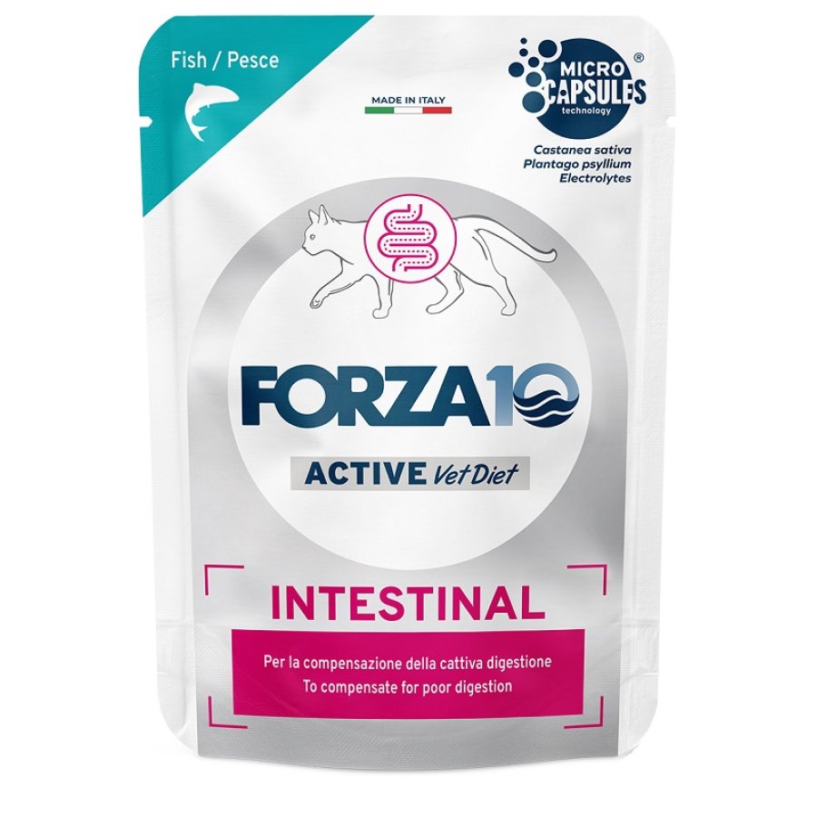 FORZA10 GATTO DIET INTESTINAL ACTIVE PESCE 80GR (bustina) FORZA10 GATTO DIET INTESTINAL ACTIVE PESCE 80GR (bustina)