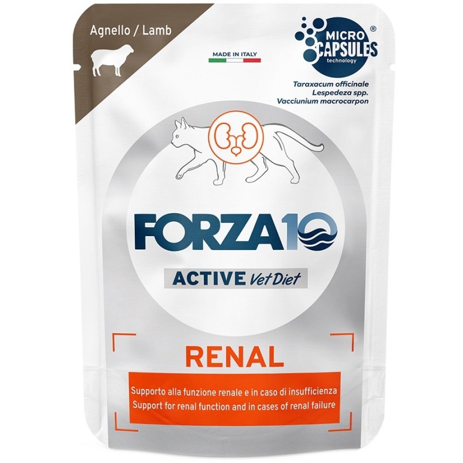 FORZA10 GATTO DIET RENAL ACTIVE AGNELLO 80GR (bustina) FORZA10 GATTO DIET RENAL ACTIVE AGNELLO 80GR (bustina)
