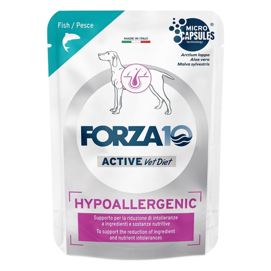 FORZA10 CANE HYPO ACTIVE PESCE 100GR (bustina) FORZA10 CANE HYPO ACTIVE PESCE 100GR (bustina)
