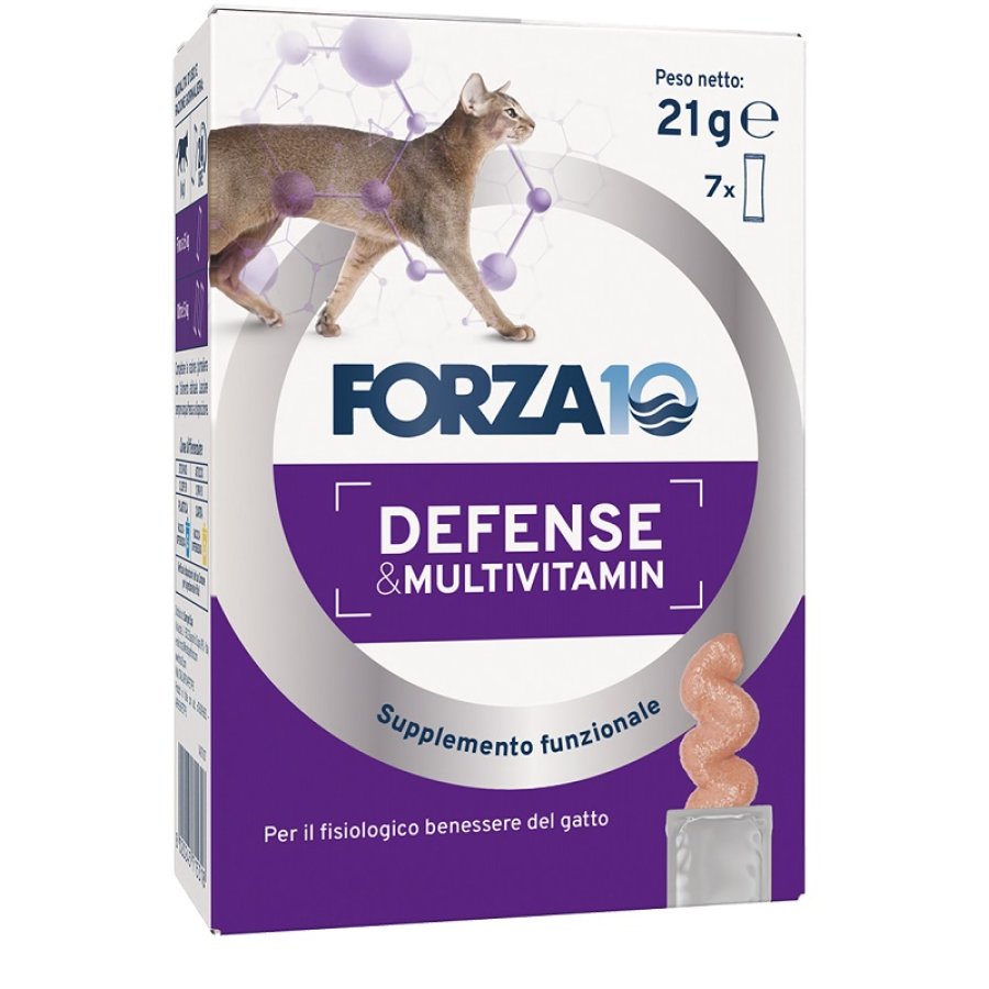 FORZA 10 GATTO DEFENSE MULTIVITAMIN SUPPLEMENTO STICK 7X21GR FORZA 10 GATTO DEFENSE MULTIVITAMIN SUPPLEMENTO STICK 7X21GR