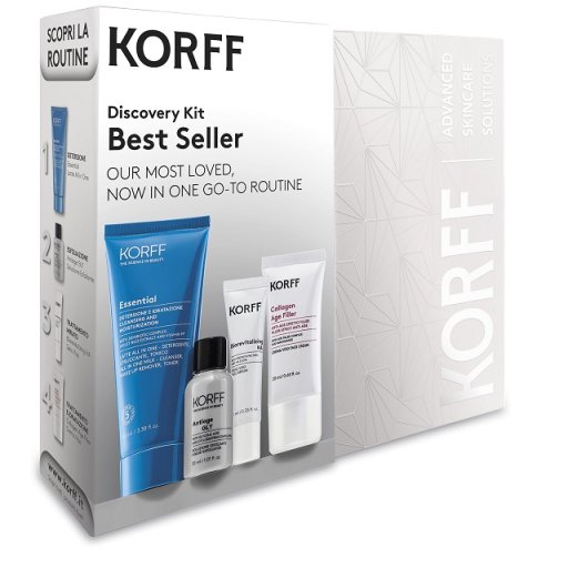 Korff Discovery Kit Best Seller, 4 prodotti Korff Discovery Kit Best Seller, 4 prodotti