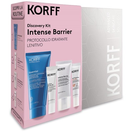 Korff Discovery Kit Intense Barrier, 4 prodotti Korff Discovery Kit Intense Barrier, 4 prodotti
