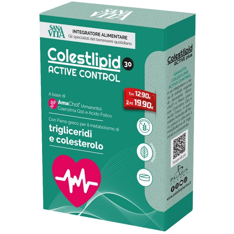 Sanavita Colestlipid Act 30cpr