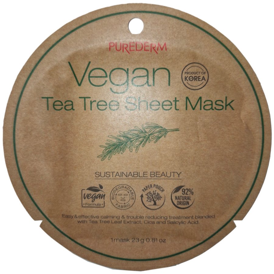 Purederm Maschera Vegana Tea Purederm Maschera Vegana Tea